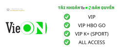 Nâng cấp dịch vụ VieON